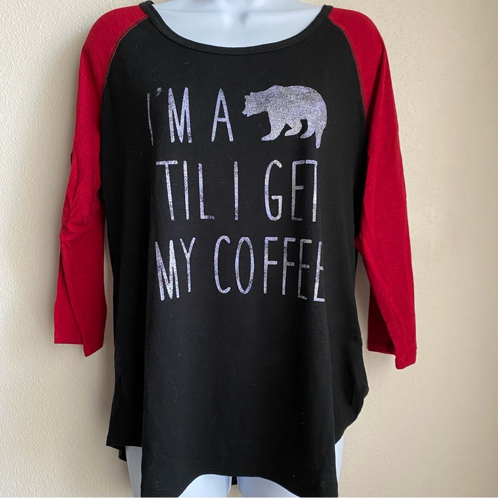 Maurices | I’m a Bear Til I Get My Coffee Long Sleeve | Size L